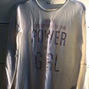 Long sleeve white shirt